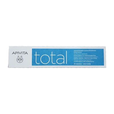 Apivita crema dental total hierbabuena 75ml Apivita crema dental total hierbabuena 75ml