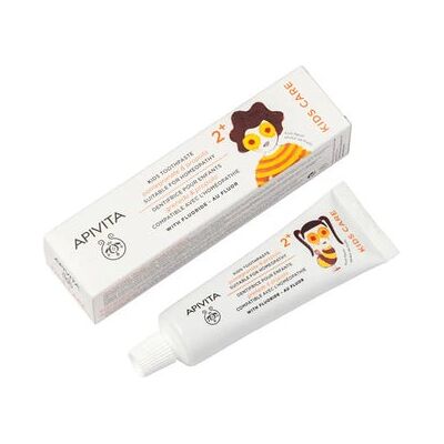 Apivita Kids 2+ Creme De Dentes Infantil Sabor De Frutas Com Romã E Pr Apivita Kids 2+ Creme De Dentes Infantil Sabor De Frutas Com Romã E Pr