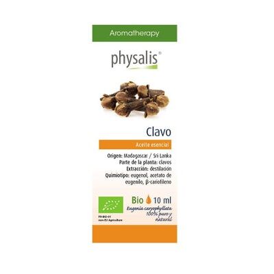 PHYSALIS Aceite Esencial de Clavo Bio 10 ml PHYSALIS Aceite Esencial de Clavo Bio 10 ml