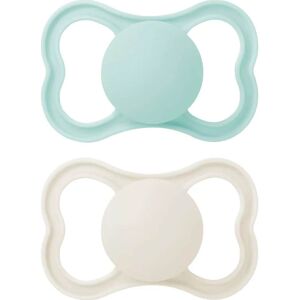 Pack Supreme de Mam Chupetes de Silicona - Neutro y Azul 6m+ 2uds Pack Supreme de Mam Chupetes de Silicona - Neutro y Azul 6m+ 2uds