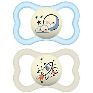 Chupete Supreme Night MAM - Silicona, Azul, +6M Chupete Supreme Night MAM - Silicona, Azul, +6M