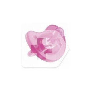 Chicco Chupete Ortodóntico de Silicona Rosa - 4M+ Chicco Chupete Ortodóntico de Silicona Rosa - 4M+