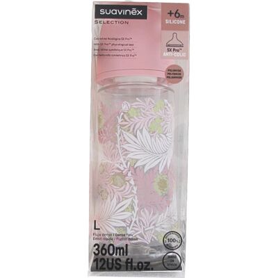 Suavinex Selection Biberón Poetry Poliamida SX Pro Flujo L 360 ml Suavinex Selection Biberón Poetry Poliamida SX Pro Flujo L 360 ml