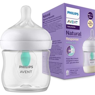 Philips Biberon SCY670/01 Natural AirFree 125 ml Philips Biberon SCY670/01 Natural AirFree 125 ml