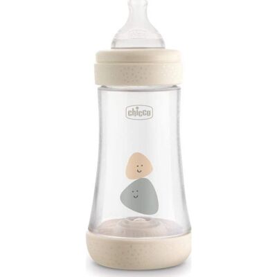 Chicco Perfect Biberón Tetina de Silicona neutro 2M+ 240 ml Chicco Perfect Biberón Tetina de Silicona neutro 2M+ 240 ml