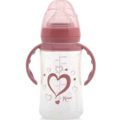 Kiokids Biberon con Asa Rosa 240 ml 1 ud Kiokids Biberon con Asa Rosa 240 ml 1 ud