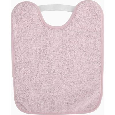 Baberos Saro Rosa - Impermeable, Ajustable, Fleece Suave Baberos Saro Rosa - Impermeable, Ajustable, Fleece Suave