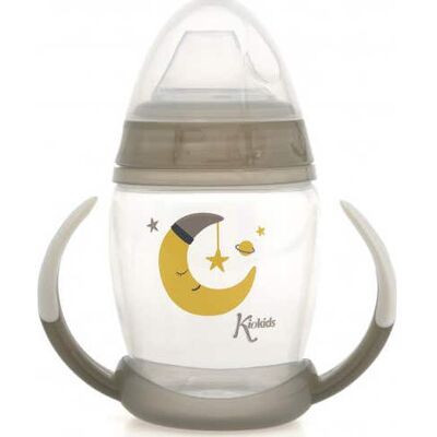 KIOKIDS - Kiokids Night Glow 270ml - Gris - Learning Cup KIOKIDS - Kiokids Night Glow 270ml - Gris - Learning Cup
