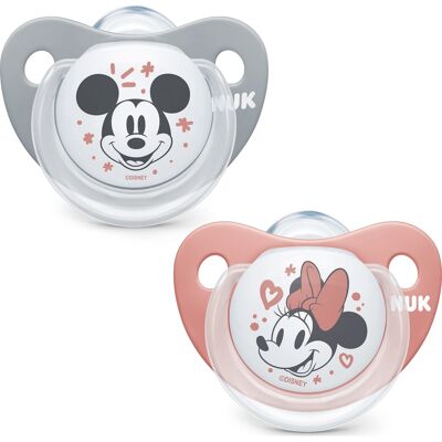 Nuk chupete Mickey Mouse silicona T2 1ud Nuk chupete Mickey Mouse silicona T2 1ud