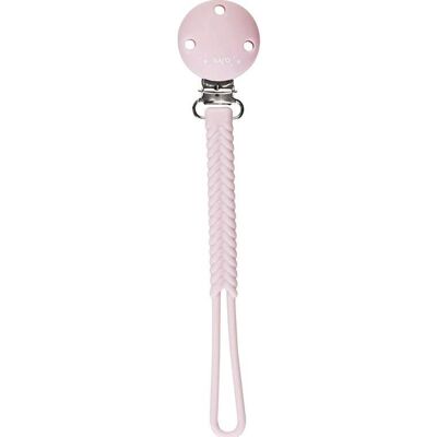 Saro Abrazadera de Chupete Trenza Rosa - Agarre para Chupete, Silicona, Rosa Saro Abrazadera de Chupete Trenza Rosa - Agarre para Chupete, Silicona, Rosa