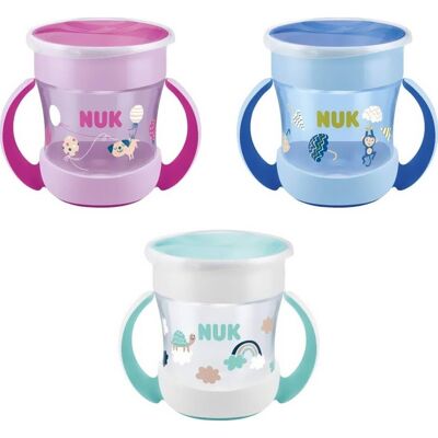 NUK Mini Magic Cup 160ml - Ergonómico, Antifugas, 6M+ NUK Mini Magic Cup 160ml - Ergonómico, Antifugas, 6M+