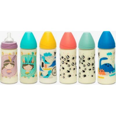 Suavinex Biberón T. Redonda Silicona Papilla +4m 360ml 1ud Suavinex Biberón T. Redonda Silicona Papilla +4m 360ml 1ud