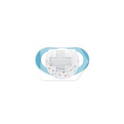 Chicco ® Chupete Caucho Physio Anatómico 4 M+ Azul 1 U Chicco ® Chupete Caucho Physio Anatómico 4 M+ Azul 1 U