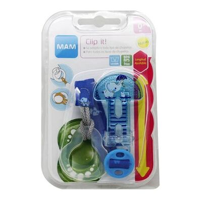 MAM Broche para Chupete Clip It! Azulon MAM Broche para Chupete Clip It! Azulon