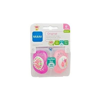 MAM Original chupete silicona 16+m 2 uds MAM Original chupete silicona 16+m 2 uds