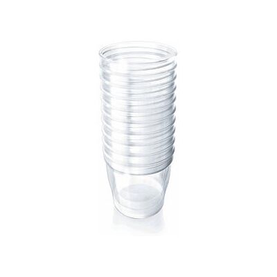 Philips Avent Via Recipientes de Leche Materna Vasos Sin Tapa 10 X180 ml Philips Avent Via Recipientes de Leche Materna Vasos Sin Tapa 10 X180 ml