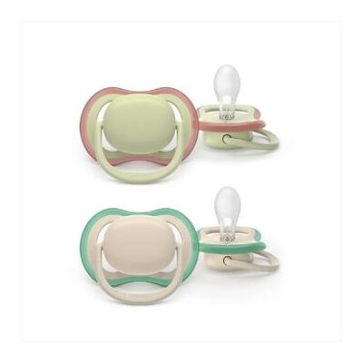 Philips Ultra Air Chupete Eco Beige Verde 6-18M 2 uds Philips Ultra Air Chupete Eco Beige Verde 6-18M 2 uds