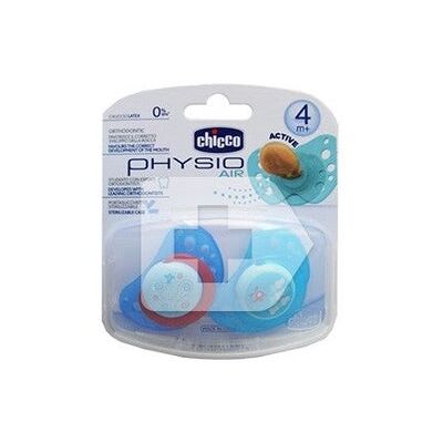 CHICCO - Physio Silicone Anatomical - Azul - 4m+ - Chupete CHICCO - Physio Silicone Anatomical - Azul - 4m+ - Chupete