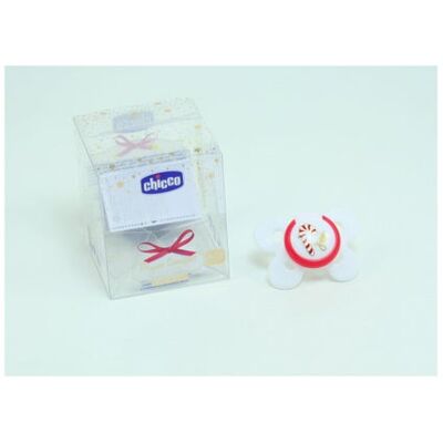 Chicco Chupete de silicona Navidad 6-12m - Chupete para bebé Chicco Chupete de silicona Navidad 6-12m - Chupete para bebé