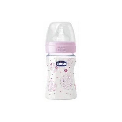 Chicco Biberón de Látex Fisiológico Anticólicos 0m+ Rosa Chicco Biberón de Látex Fisiológico Anticólicos 0m+ Rosa