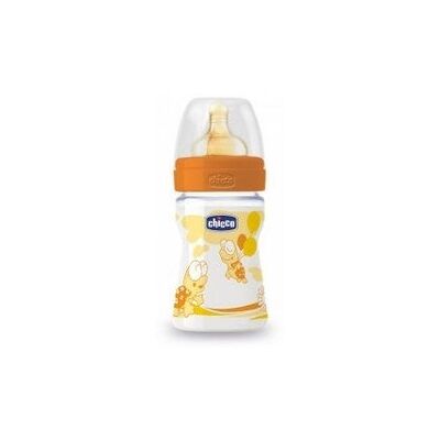 Chicco Biberón Plástico Tetina Caucho 150 ml 1 ud Chicco Biberón Plástico Tetina Caucho 150 ml 1 ud