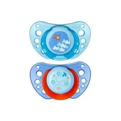 Chicco Chupete Physio Air Caucho Azul 6-16 M 2 uds Chicco Chupete Physio Air Caucho Azul 6-16 M 2 uds