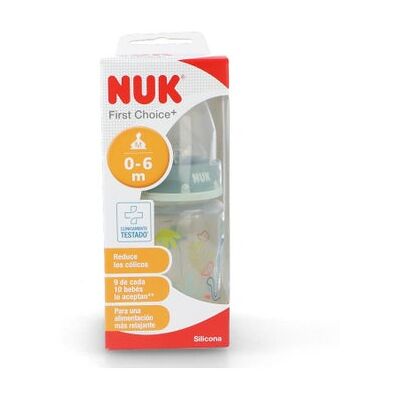 Nuk Biberón Silicona Jungle 0-6 M 150 ml Nuk Biberón Silicona Jungle 0-6 M 150 ml