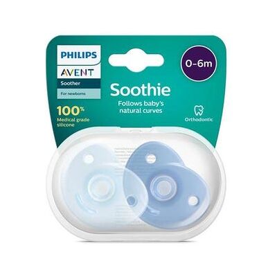 Philips Avent Succette Soothie Coeur 0-3 Meses 2 uds Philips Avent Succette Soothie Coeur 0-3 Meses 2 uds