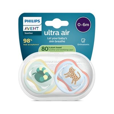 Philips Ultra Air Deco Boy Gusano Leopardo 0-6M 2uds Philips Ultra Air Deco Boy Gusano Leopardo 0-6M 2uds
