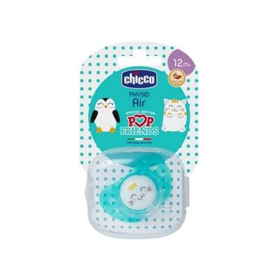 Chicco Physio Air Chupete Silicona Pop Friends +12 M 1 ud Chicco Physio Air Chupete Silicona Pop Friends +12 M 1 ud