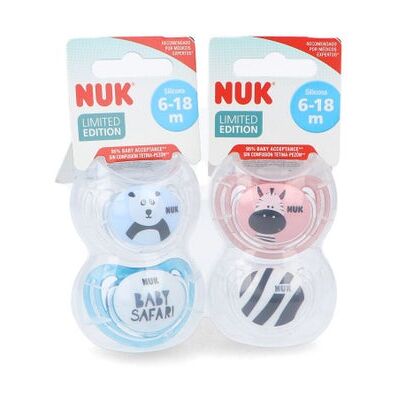 Nuk Chupete Silicona Freestyle Pacifier Baby 6-18 M 2 uds Nuk Chupete Silicona Freestyle Pacifier Baby 6-18 M 2 uds