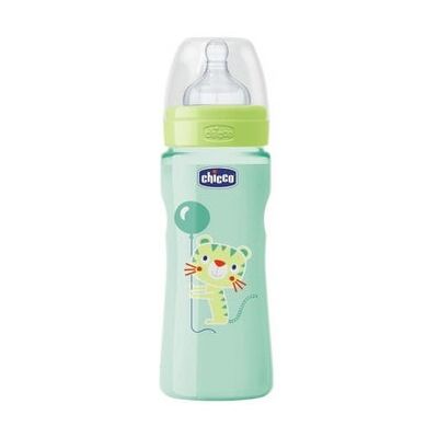 Chicco Biberon Pp T Silicona Flujo Rapido Verde 4 M+ 330 ml Chicco Biberon Pp T Silicona Flujo Rapido Verde 4 M+ 330 ml