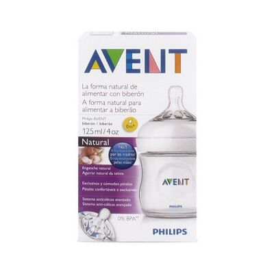 Philips Avent Natural biberón 125ml 1ud Philips Avent Natural biberón 125ml 1ud