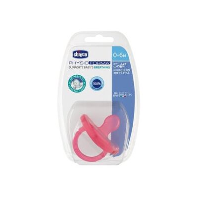 Chicco Chupete PhysioForma Soft Orthodontic Silicona +0M Rosa 1ud Chicco Chupete PhysioForma Soft Orthodontic Silicona +0M Rosa 1ud