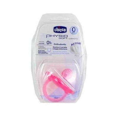 Chicco Baby Physio Chupete +0 M Rosa 1 ud Chicco Baby Physio Chupete +0 M Rosa 1 ud
