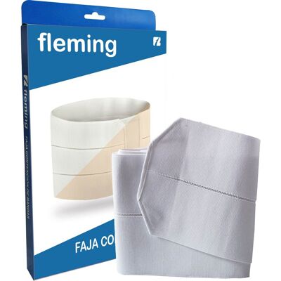 Fleming Faja Elasica Velcro Blanco T Unica 2 uds Fleming Faja Elasica Velcro Blanco T Unica 2 uds