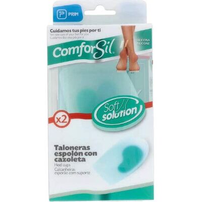 COMFORSIL Talonera Silicona con Cazoleta para Espolón T-34-37 2 uds COMFORSIL Talonera Silicona con Cazoleta para Espolón T-34-37 2 uds