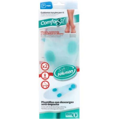 COMFORSIL Plantilla con Descarga Anti-Impacto T-Mediana 1 par COMFORSIL Plantilla con Descarga Anti-Impacto T-Mediana 1 par