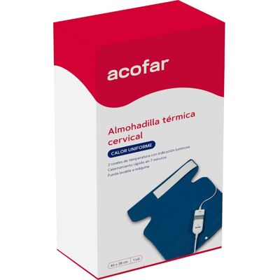 ACOFAR almohadilla térmica cervical 1ud ACOFAR almohadilla térmica cervical 1ud