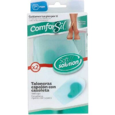 COMFORSIL Talonera Silicona con Cazoleta para Espolón T-41-43 2 uds COMFORSIL Talonera Silicona con Cazoleta para Espolón T-41-43 2 uds