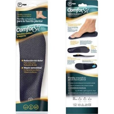 COMFORSIL Plantillas Ortopédicas Fascitis Plantar Talla L 1 Par COMFORSIL Plantillas Ortopédicas Fascitis Plantar Talla L 1 Par