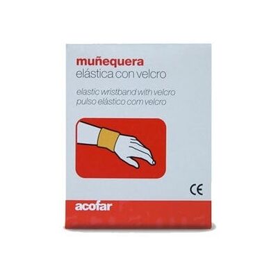 ACOFAR muñequera velcro T-grande 1ud ACOFAR muñequera velcro T-grande 1ud