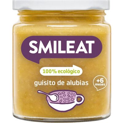 Guiso de alubias ecológico Smileat para bebé 6m+ 230 g Guiso de alubias ecológico Smileat para bebé 6m+ 230 g