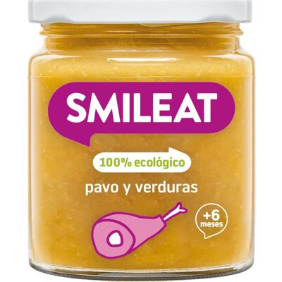 Tarrito de verduras con pavo Smileat Tarrito de verduras con pavo Smileat