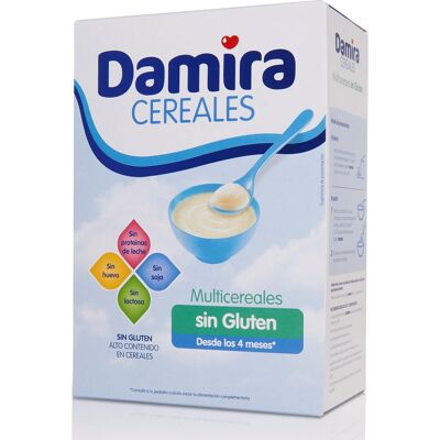 Alimento para bebé multigrano sin gluten Damira - 600g Alimento para bebé multigrano sin gluten Damira - 600g