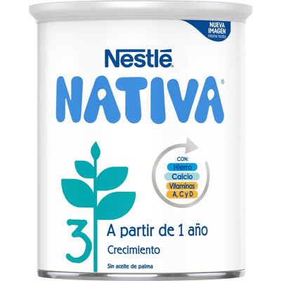Nestlé Nativa 3 800g - Fórmula para bebés Nestlé Nativa 3 800g - Fórmula para bebés
