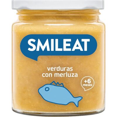 Smileat Tarrito Ecológico de Merluza con Verduras 230g Smileat Tarrito Ecológico de Merluza con Verduras 230g