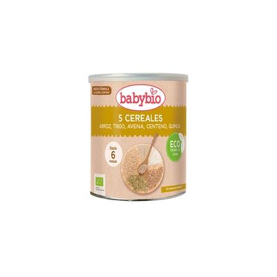 BabyBio 5 Cereales Comida para bebés orgánica BabyBio 5 Cereales Comida para bebés orgánica