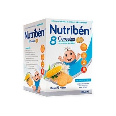 NUTRIBEN Nutribén® 8 cereales miel y galletas 600 g NUTRIBEN Nutribén® 8 cereales miel y galletas 600 g