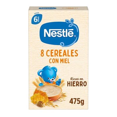 Nestlé Papillas 8 Cereales con Miel 475 g Nestlé Papillas 8 Cereales con Miel 475 g